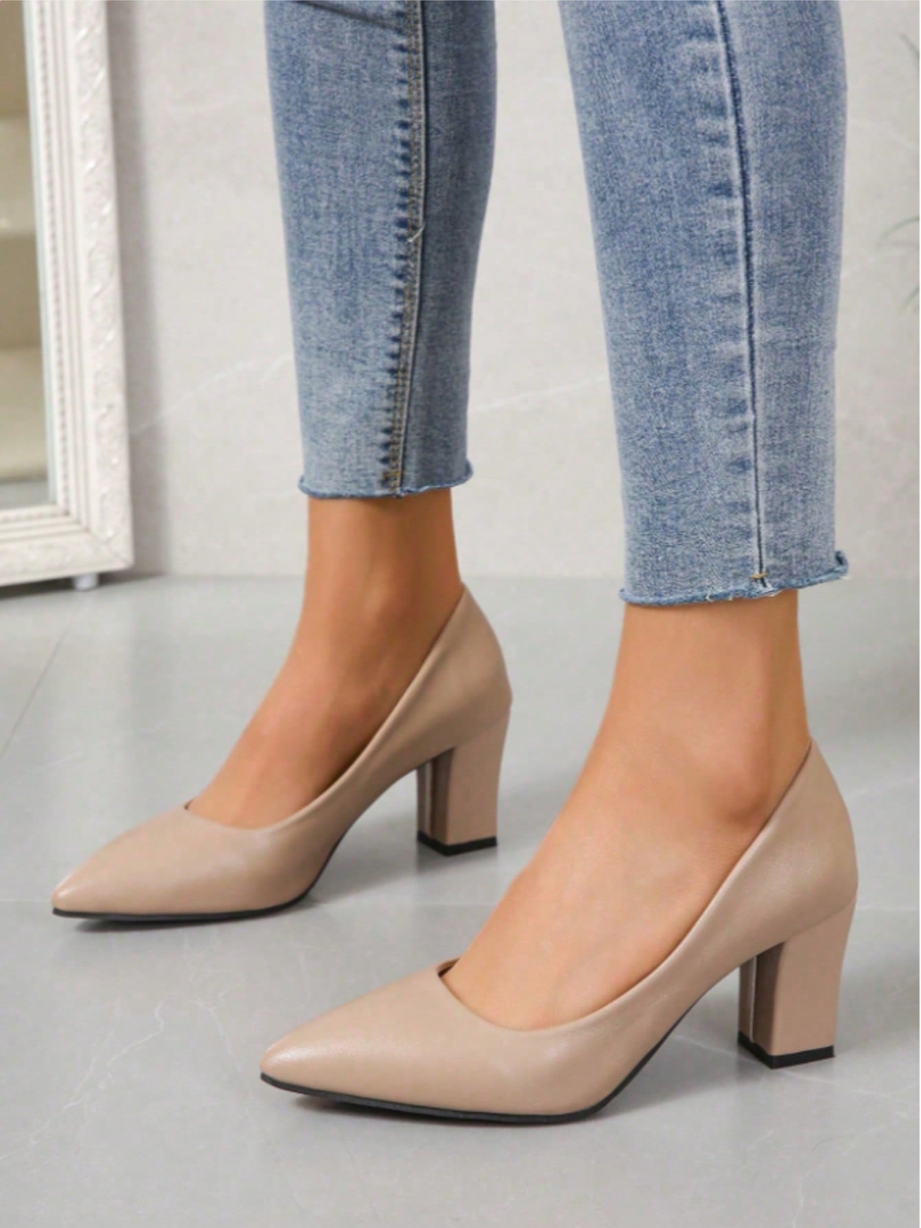 Eleganti décolleté da donna co - Court Heel Pointed recensione e prezzo
